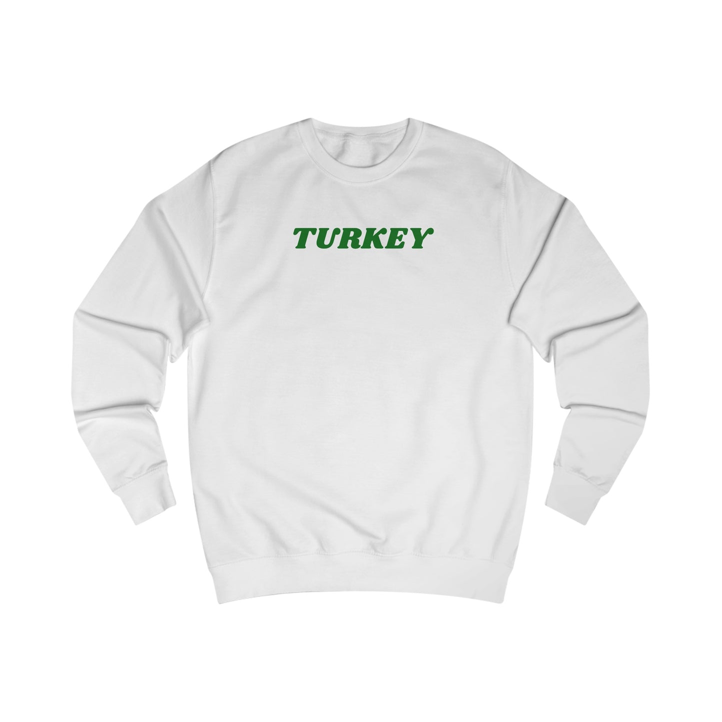 Mens Christmas 'Turkey' slogan Long Sleeve Sweatshirt