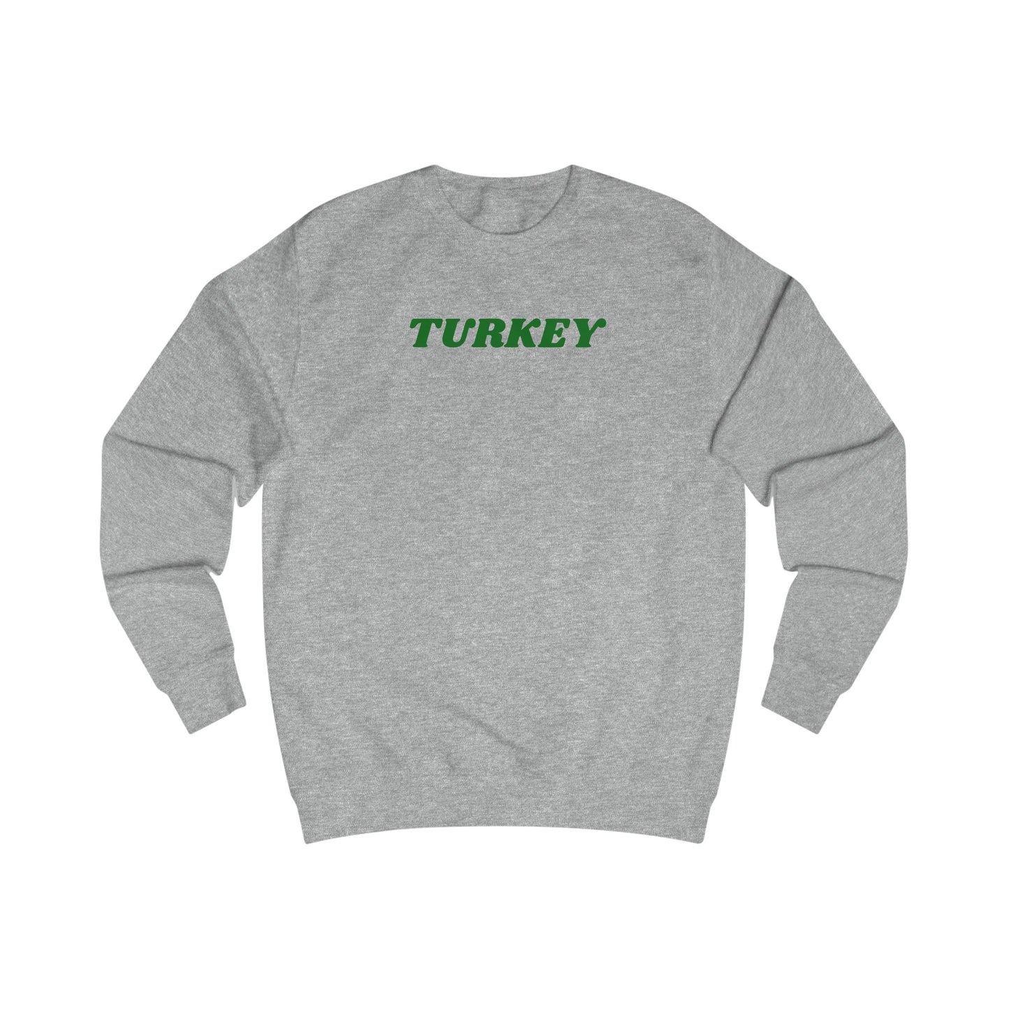 Mens Christmas 'Turkey' slogan Long Sleeve Sweatshirt